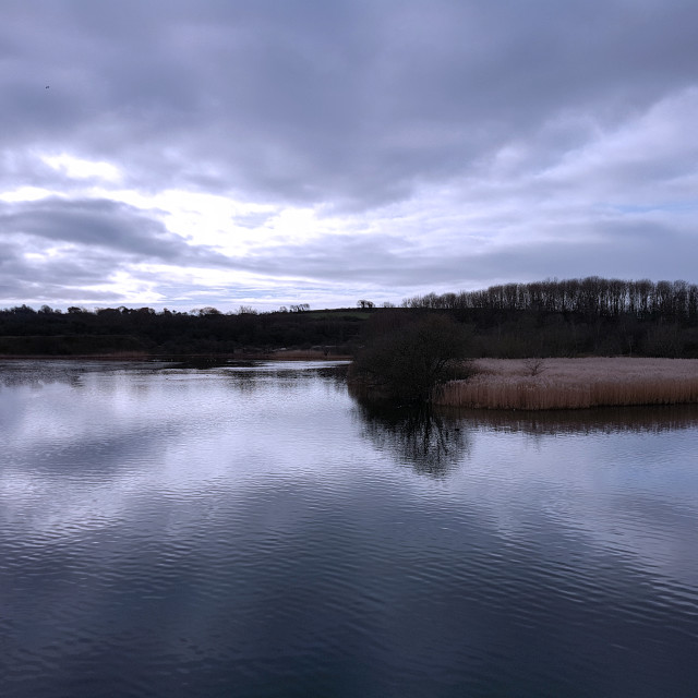 "Cosmeston Lakes" stock image