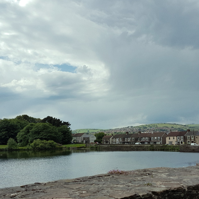 "Caerphilly Castle" stock image