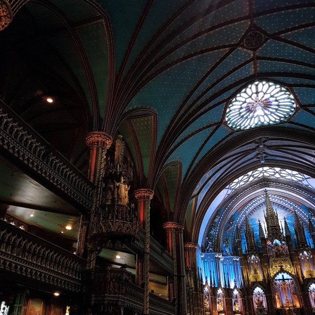 "Notre-Dame Basilica" stock image