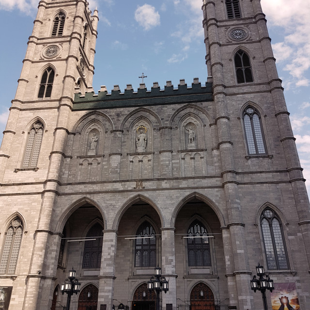 "Notre-Dame Basilica" stock image