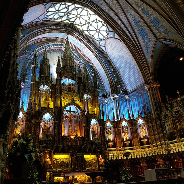 "Notre-Dame Basilica" stock image