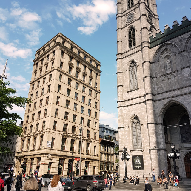 "Notre-Dame Basilica" stock image