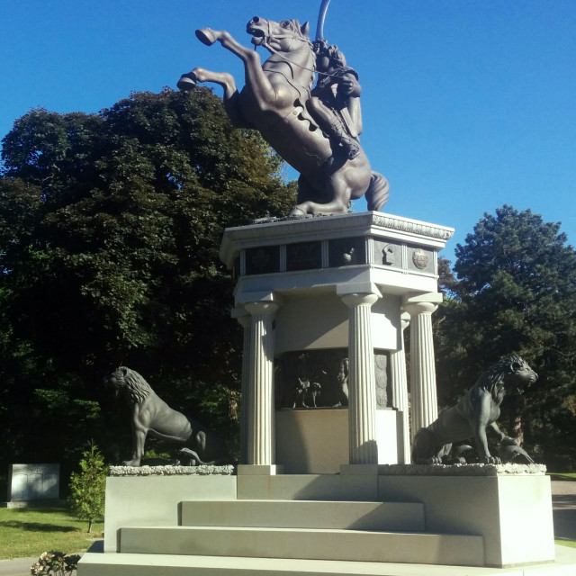 "Mount Pleasant Cemetery" stock image