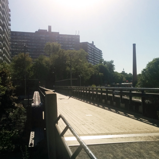 "Beltline Bridge" stock image