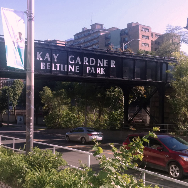 "Kay Gardner Beltline Park" stock image