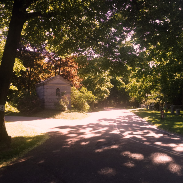 "Mount Pleasant Cemetery" stock image