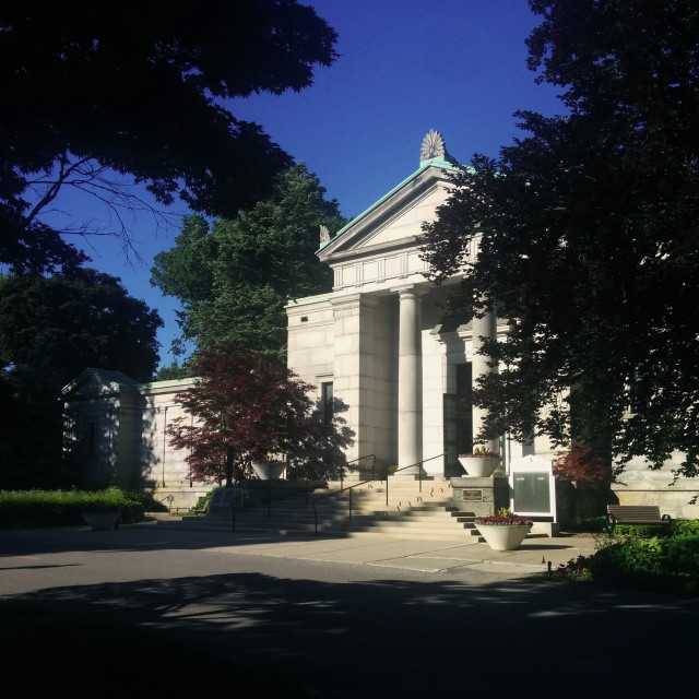 "Mount Pleasant Cemetery" stock image