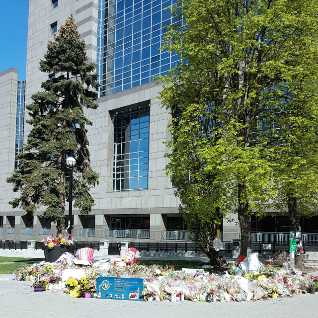 "Yonge Street Memorial" stock image