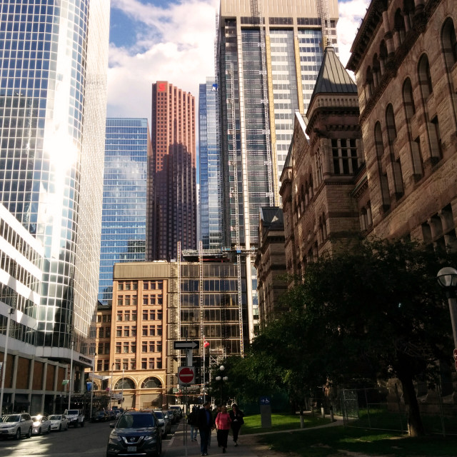 "Downtown Toronto" stock image