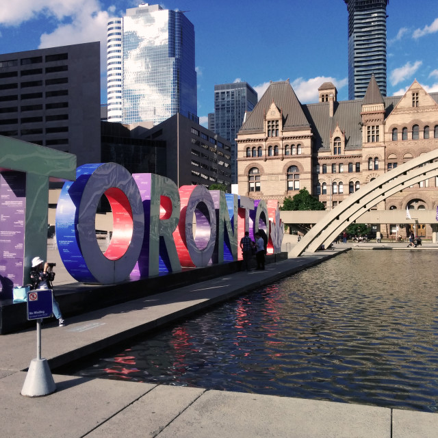 "Nathan Phillips Square" stock image