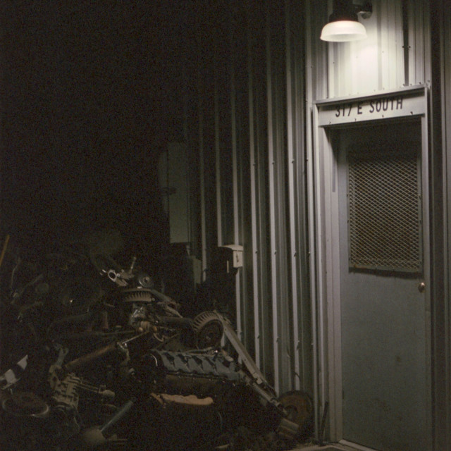 "Doorway to Mechanic" by Zachary I Peabody - £10.00 "Doorway to Mechanic" stock image