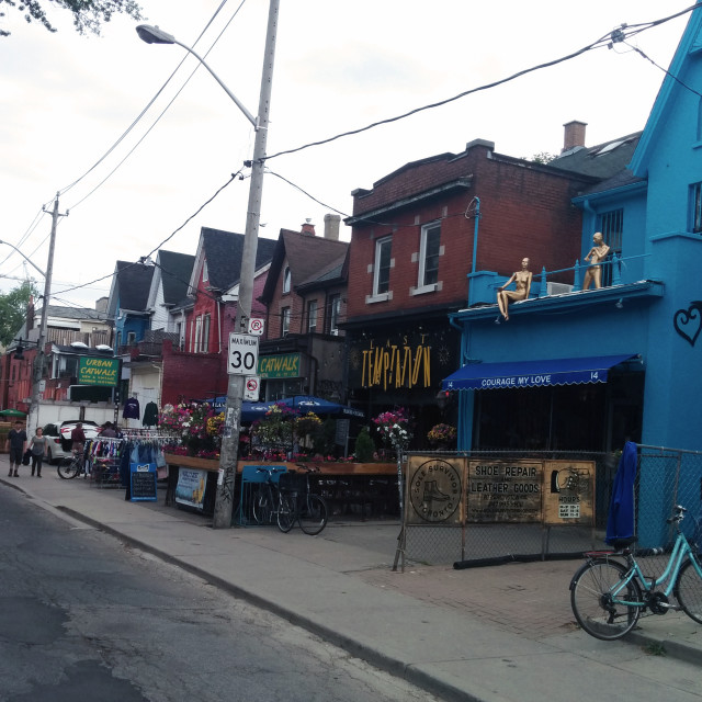 "Kensington Market" stock image