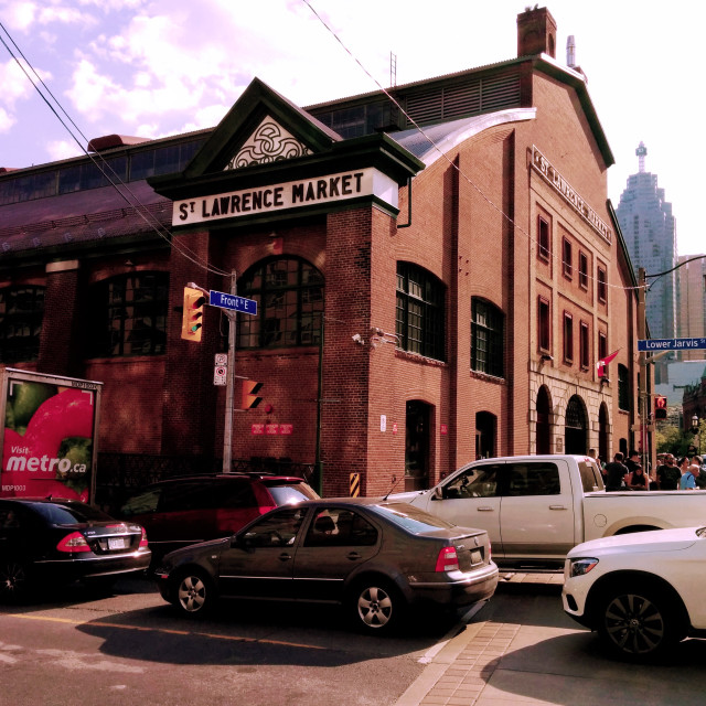 "St Lawrence Market" stock image