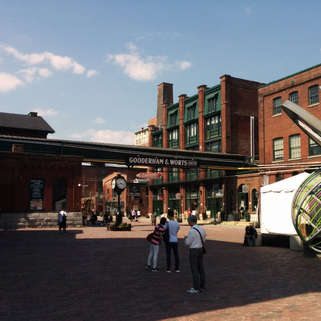 "Distillery District" stock image