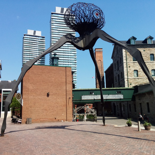 "Distillery District" stock image