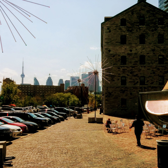 "Distillery District" stock image