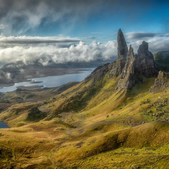 "The Old Man Of Storr Sunrise" by Andrew Gray Photography - £25.00 "The Old Man Of Storr Sunrise" stock image