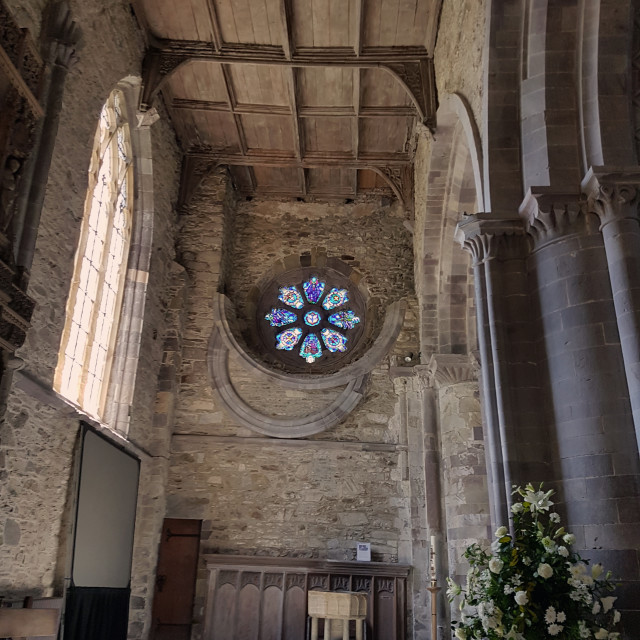 "St Davids Cathedral" stock image