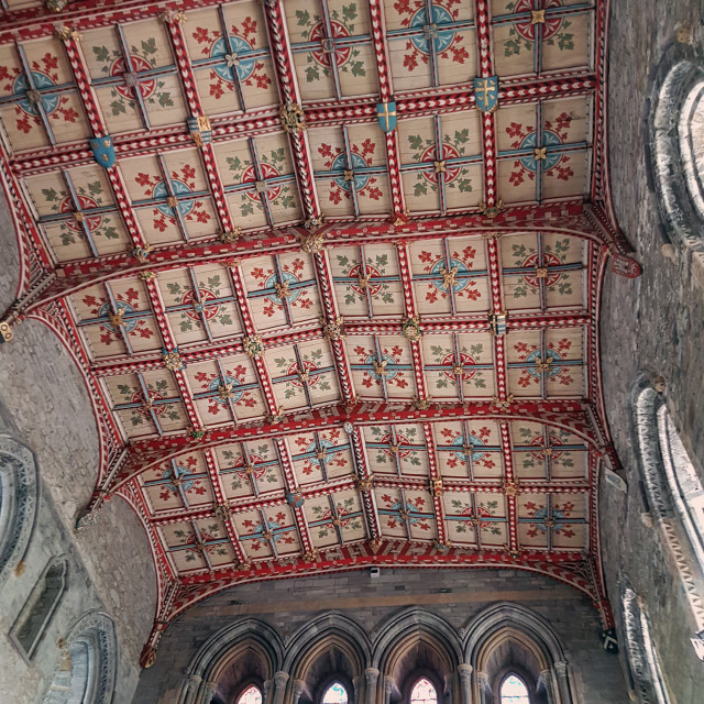 "St Davids Cathedral" by Steve Harrison - $3.79 "St Davids Cathedral" stock image