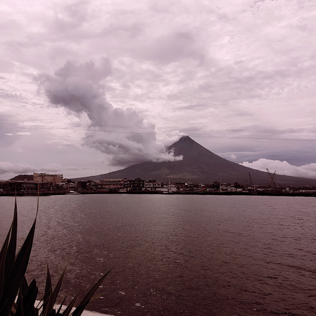 "Mighty Mayon" stock image