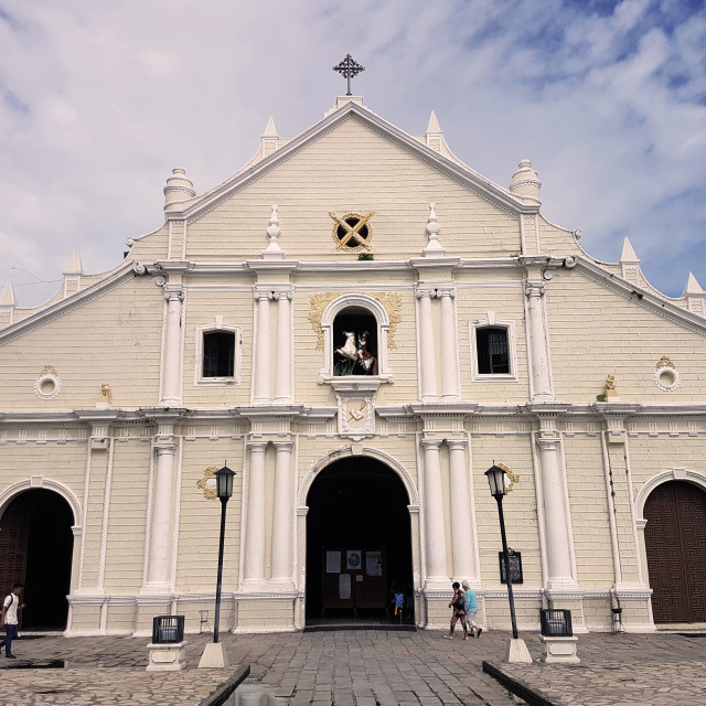 "Vigan Cathedral" stock image