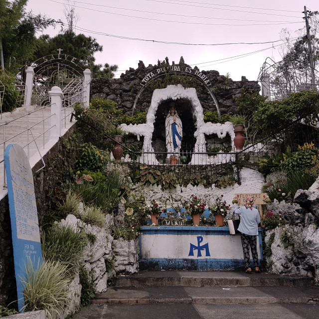 "Lourdes Grotto" stock image