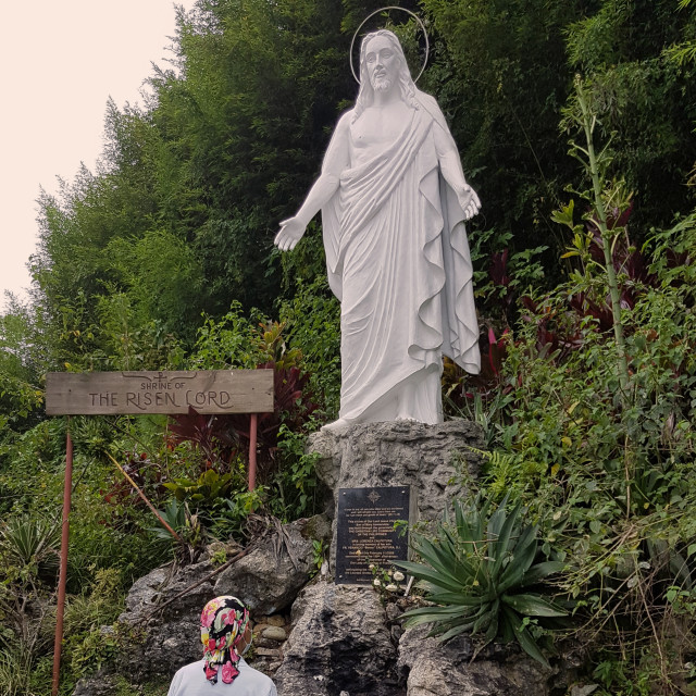 "Lourdes Grotto" stock image