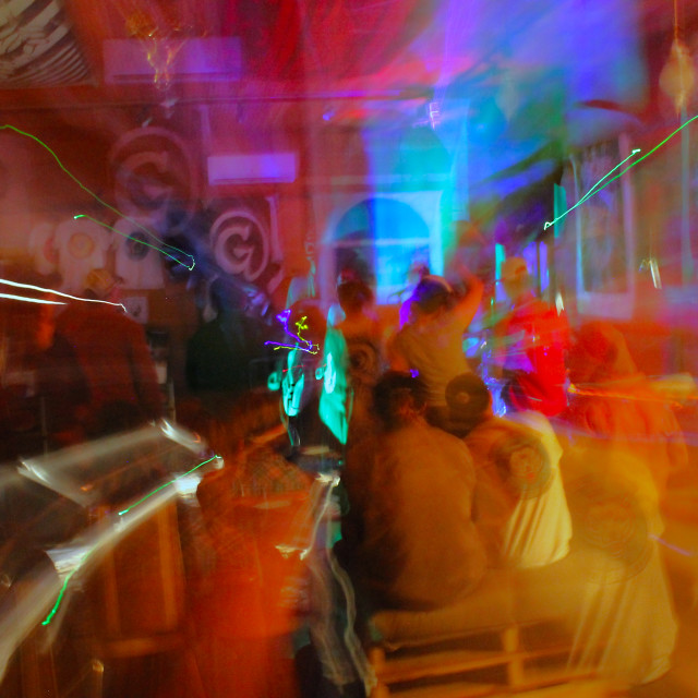 "Blurred small venue" by Zachary I Peabody - £10.00 "Blurred small venue" stock image