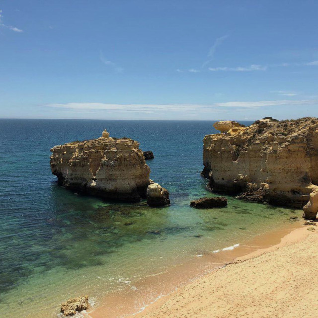 "Praia de Sao Rafael" stock image