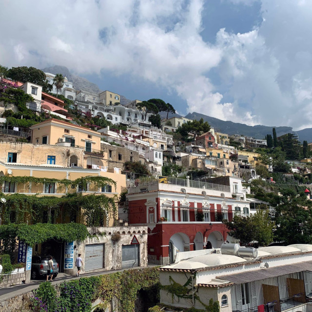 "Positano Hillside" stock image