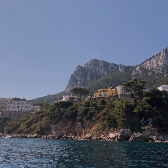 "Capri Coastline" stock image