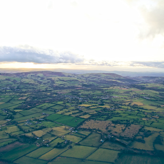 "The Wirral landscape" stock image