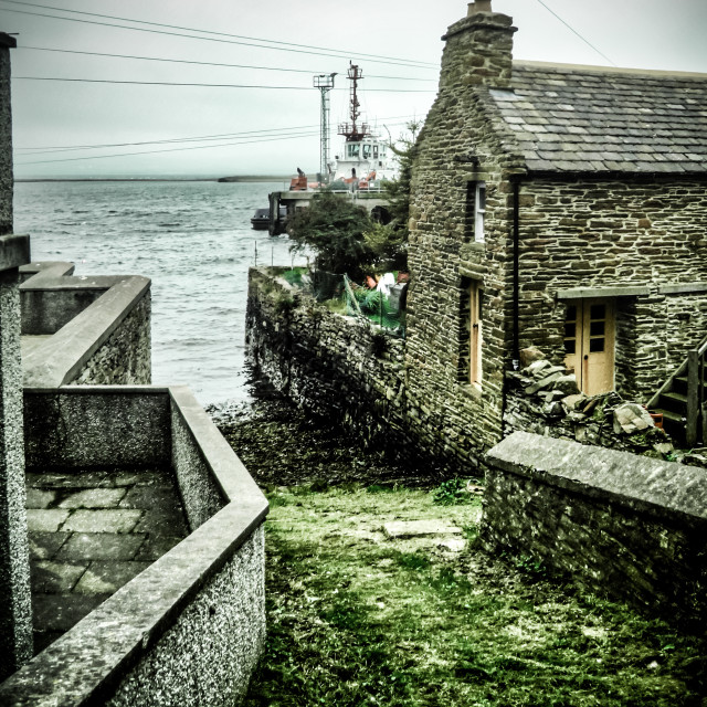 "Stromness, Orkney Islands." stock image