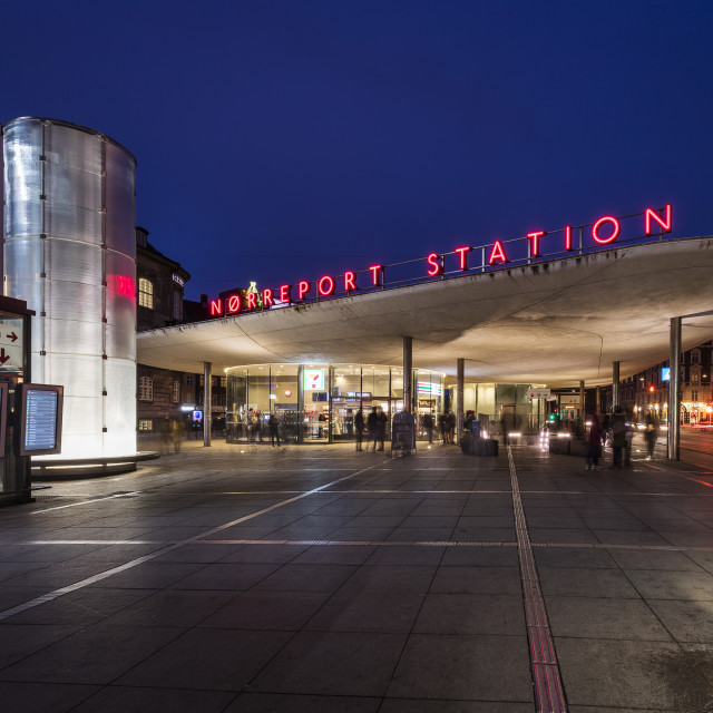"Nørreport Station in Copenhagen" stock image
