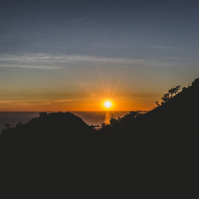 "Sunset in Townsville" stock image