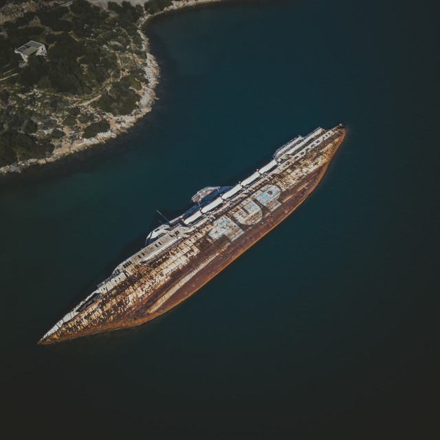 "Shipwreck of Elefsina" by Dimitris Tzankatian - $6.11 "Shipwreck of Elefsina" stock image