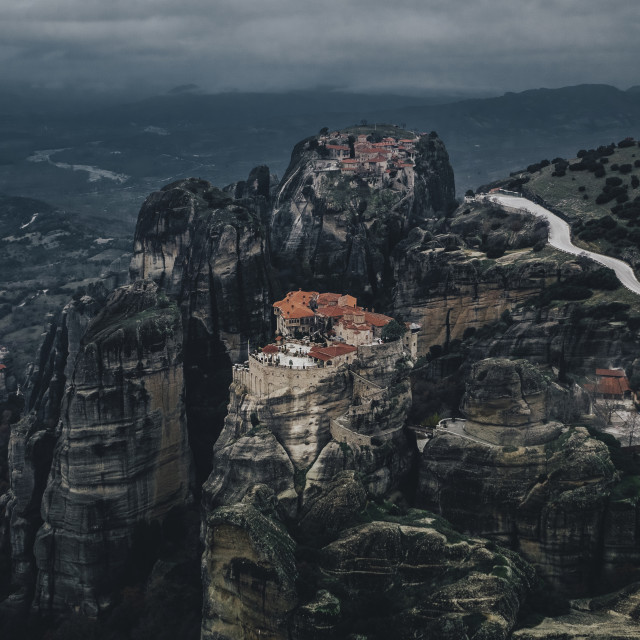 "Meteora Monasteries" by Dimitris Tzankatian - $52.51 "Meteora Monasteries" stock image