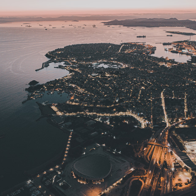 "Sunset at Piraeus" by Dimitris Tzankatian - $4.62 "Sunset at Piraeus" stock image
