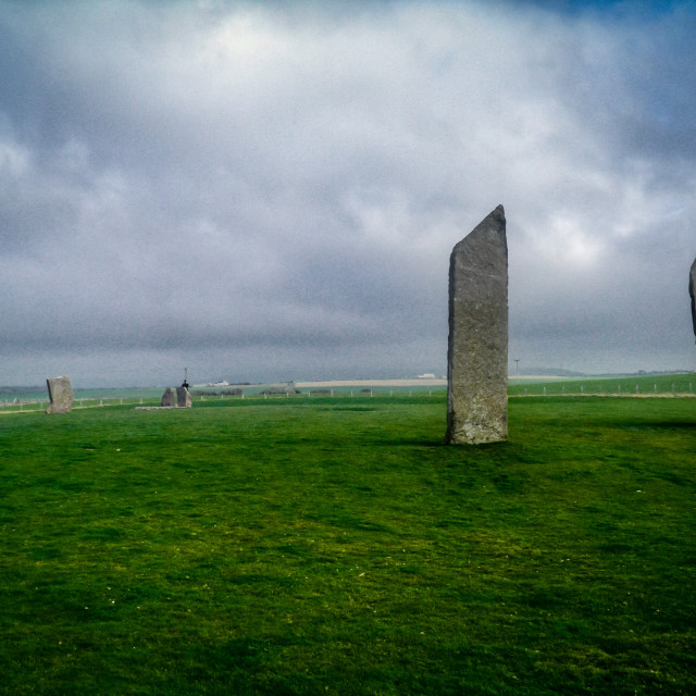 "Stones of Stenness." stock image