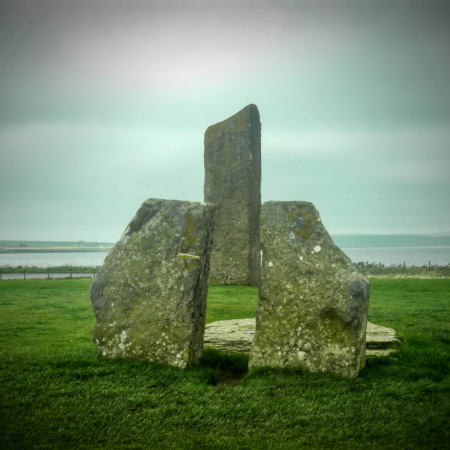 "Stones of Stenness." stock image