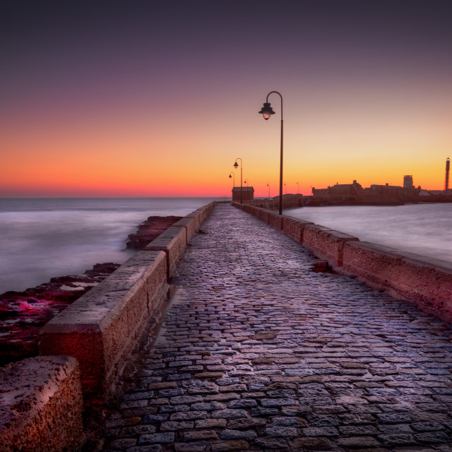 "Cadiz Bluehour" by Andrew Gray Photography - £20.00 "Cadiz Bluehour" stock image