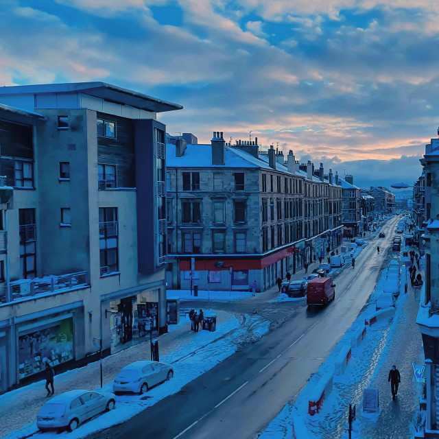 "A Mid Winter Day" stock image