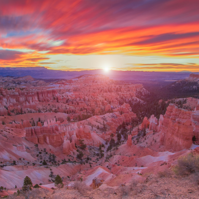"Sunrise at Bryce Canyon 2" stock image
