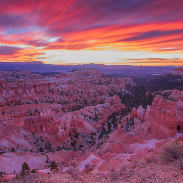 "Sunrise In Bryce Canyon 3" stock image