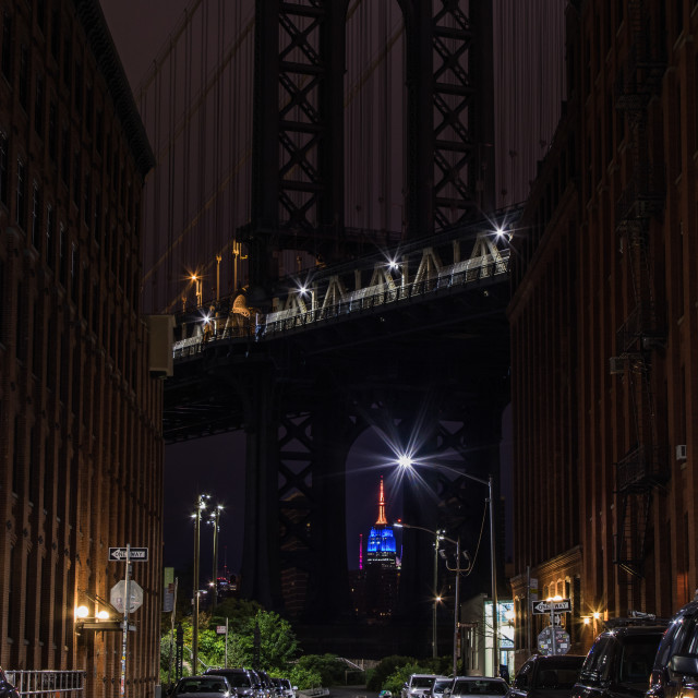"Brooklyn Bridge - Down Under 2" by Russell Waite Photography - $26.93 "Brooklyn Bridge - Down Under 2" stock image