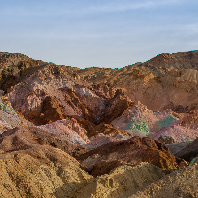 "Artists Pallete - Death Valley" stock image