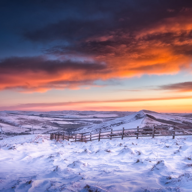 "Winter Sunrise" by Andrew Gray Photography - £15.00 "Winter Sunrise" stock image