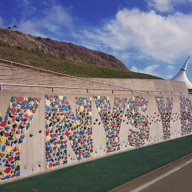 "Welcome To Barry Island" stock image