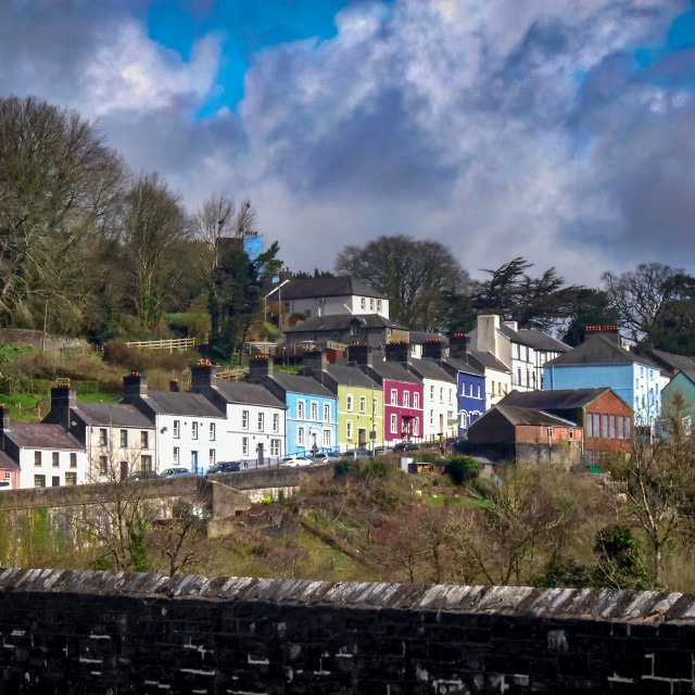 "Welsh village." stock image