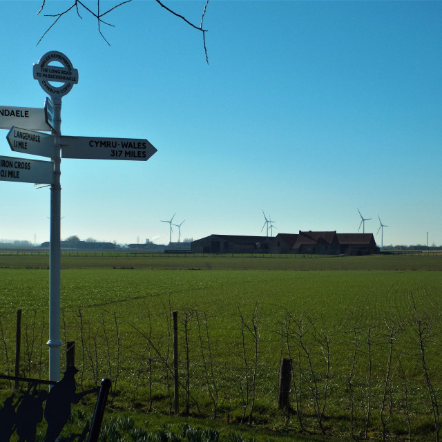 "The Long Road To Passchendaele, Belgium Countryside" stock image